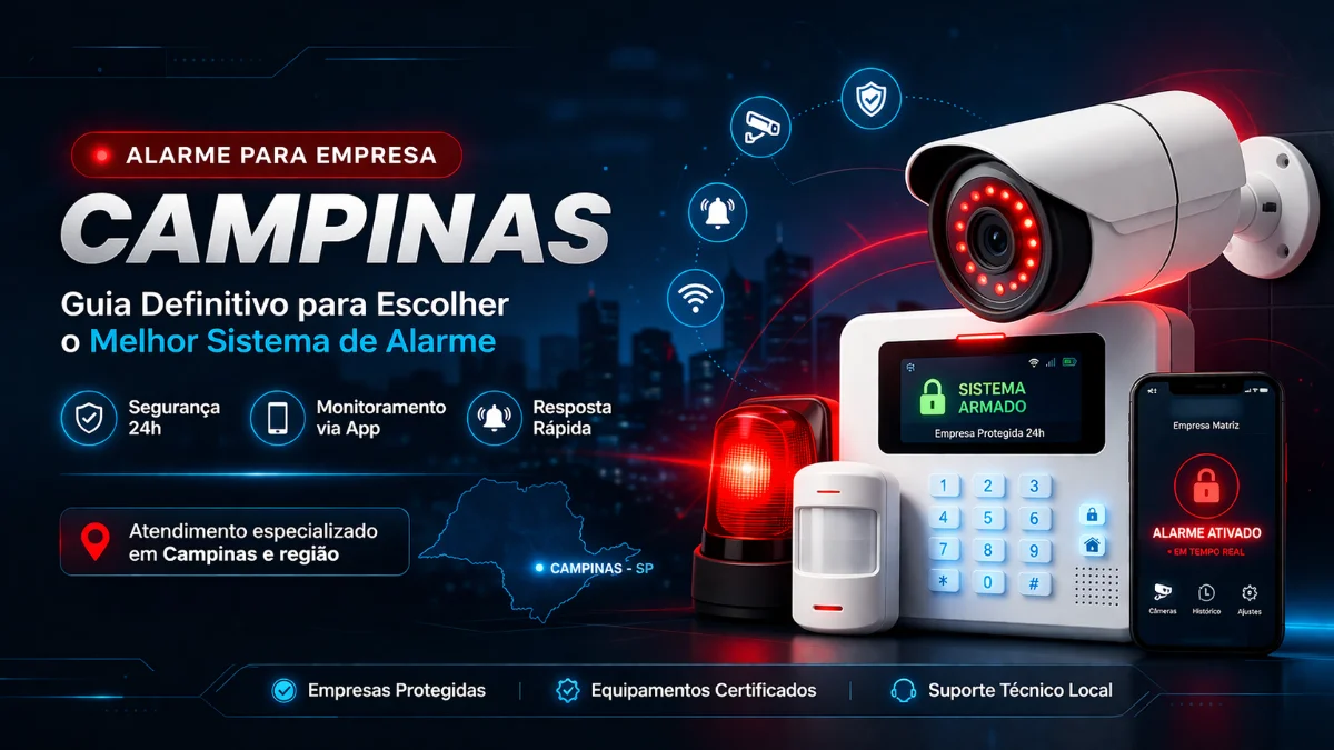 Como escolher Alarme para Empresa em Campinas