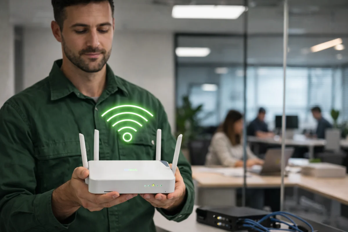 Infraestrutura de Redes e Wi-Fi Empresarial 