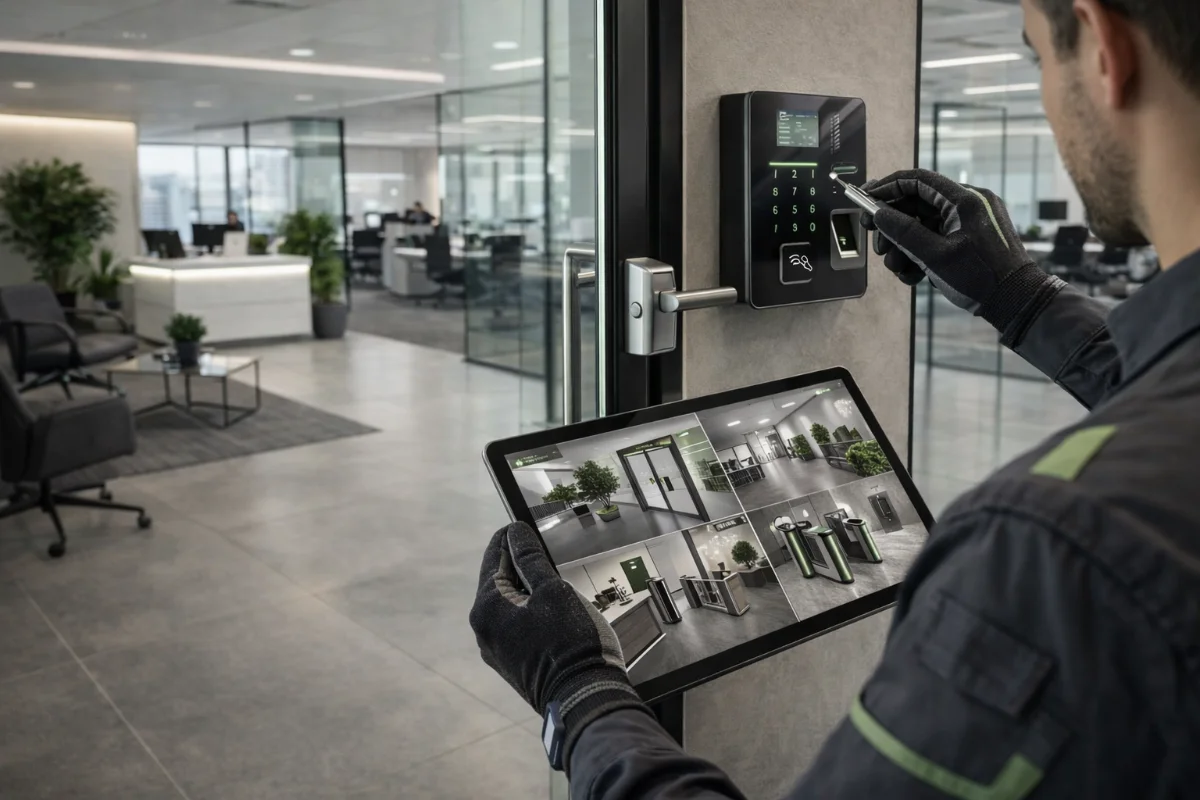 Instalação de Controle de Acesso e Fechaduras Eletrônicas 